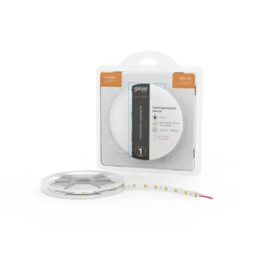 Лента  в комплекте LED 2835/60 12V 4,8W/m 312lm/m 3000K 8mm IP20 3m 1/100 BT002 Basic Gauss