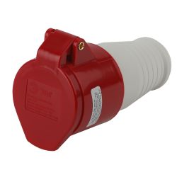Розетка ЭРА R-16-3P-PE-IP44 переносная 214 3Р+РЕ 16А 380В IP44 | Электротовары