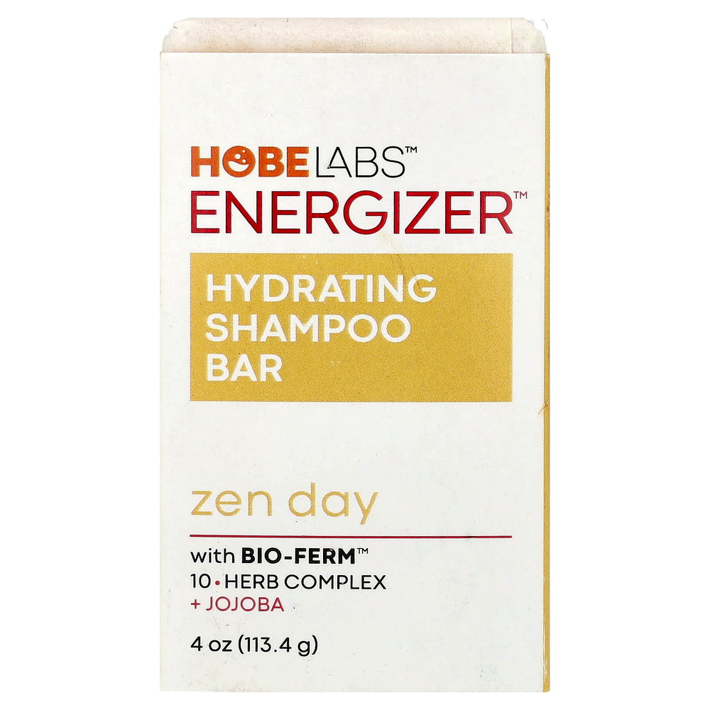 Hobe Labs, Energizer™, увлажняющий твердый шампунь, Zen Day, 113,4 г (4 унции)