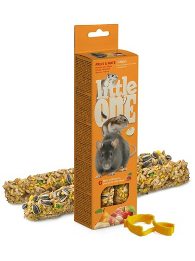 Little One Sticks Фрукты/Орехи палочки для грызунов 2х60 г