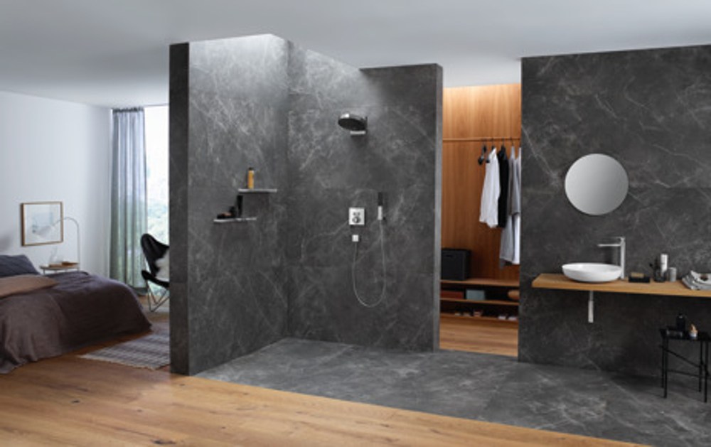 Верхний душ Hansgrohe Rainfinity 250 1jet с настенным 26226000