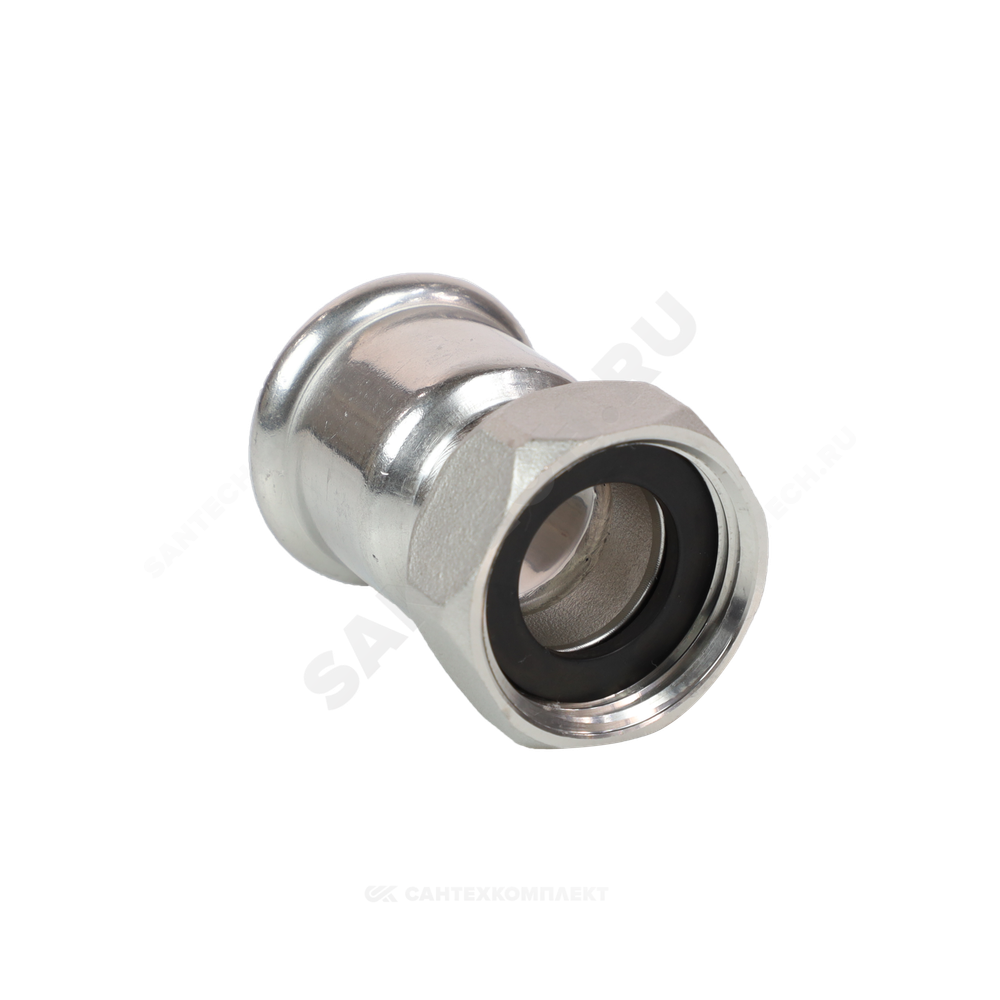 Муфта сталь нерж AISI 316L Дн 42х1 1/2" Ру16 пресс/нак/гайка Inoxpres RM 183042022