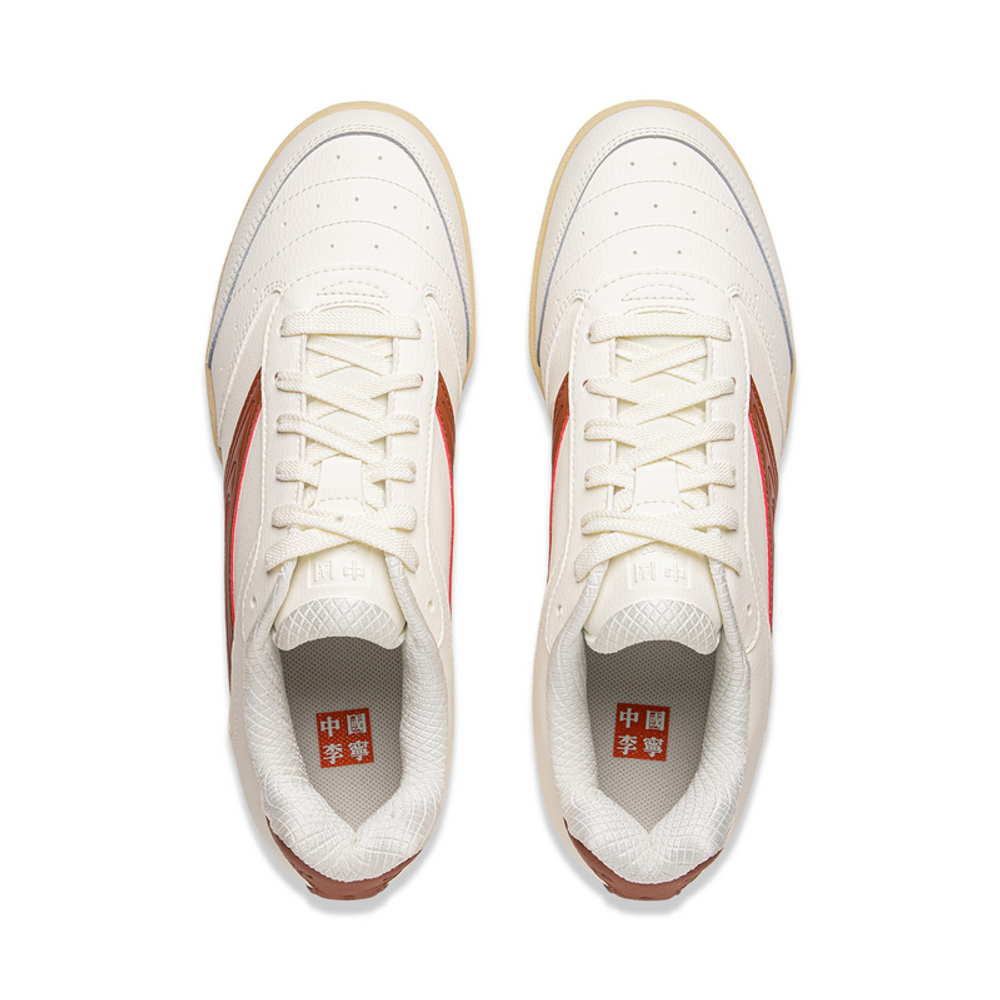 Li Ning Low top Table Tennis Shoes Unisex Ecru