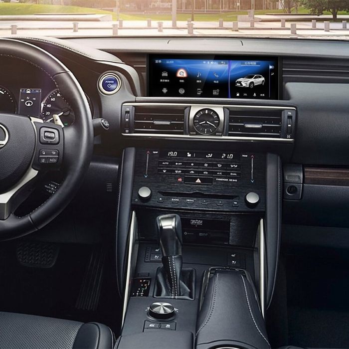 Магнитола для Lexus IS 2013-2019 (шайба) - RDL-LEX-IS-Low монитор 10.25" на Android 13, Быстрая, CarPlay, 4G SIM-слот