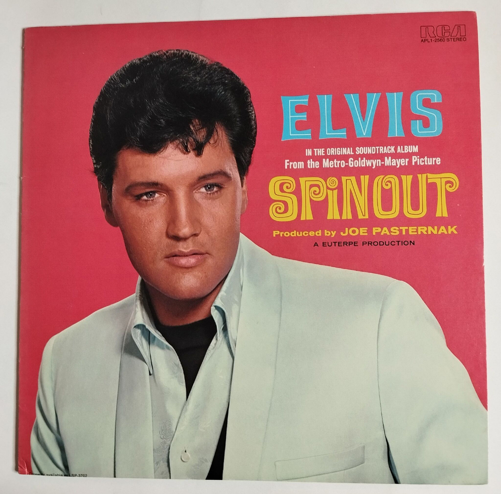 Винтажная виниловая пластинка LP Elvis Presley Spinout (USA 1966)