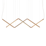 Pendant design lamp  Pipeline by ANDlight (Gold)