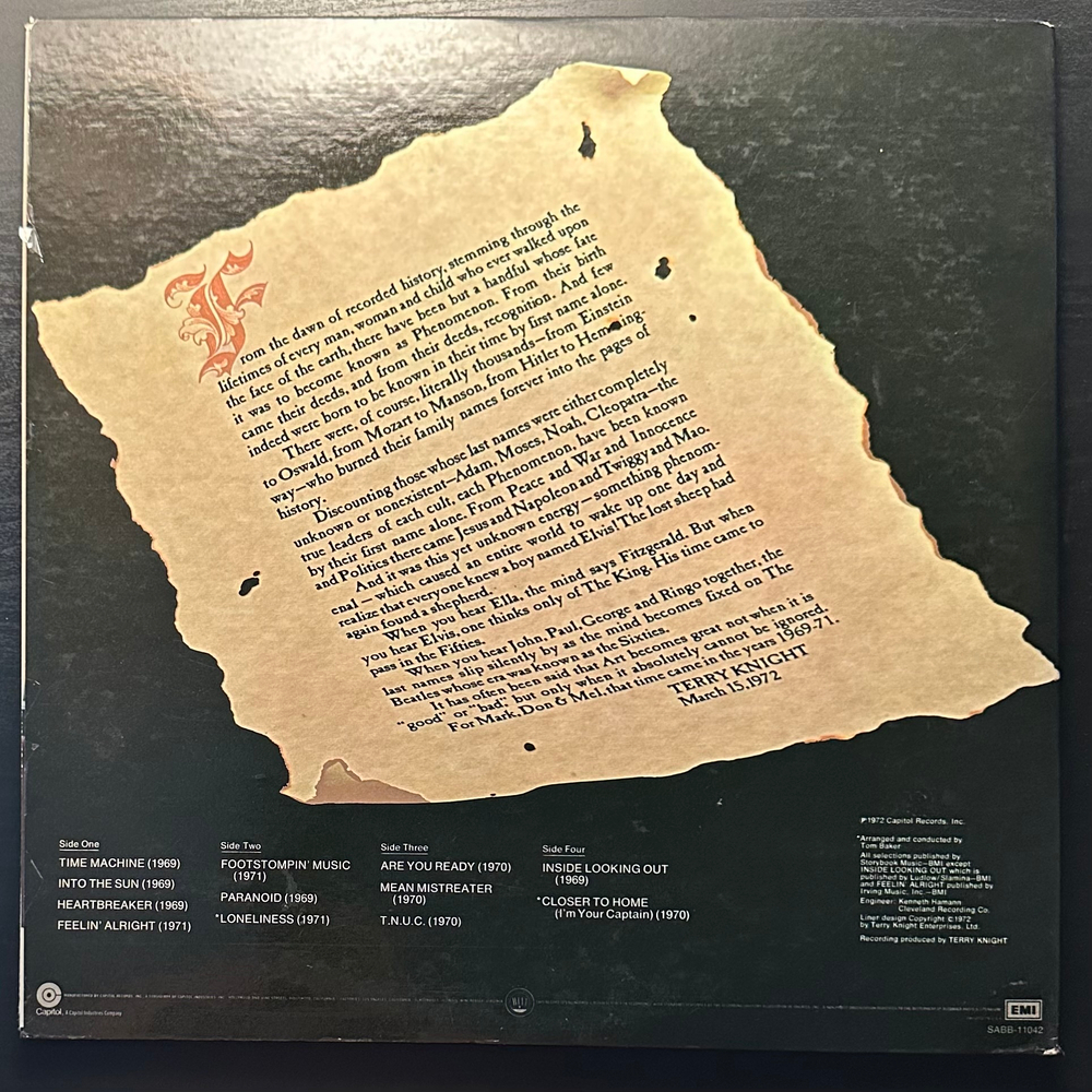 Grand Funk Railroad - Mark, Don & Mel 1969-71 2LP (США 1972г.)