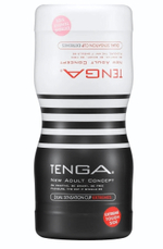Мастурбатор Dual Sensation Cup Extremes (Цвет: черный с белым)