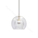Pendant design lamp   Pleated Crystal by Marc Wood Studio D30