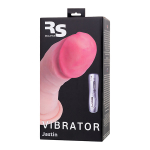 Телесный вибратор на присоске 21см с 7 режимами вибрации ToyFa RealStick Elite Jastin 981037