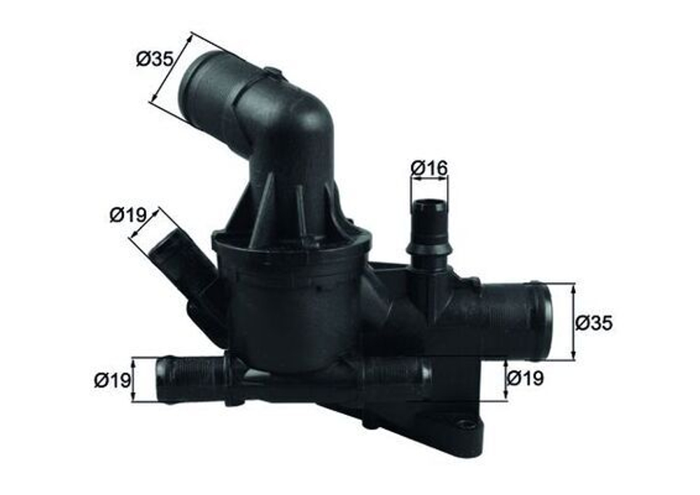 MAHLE - TH5480-MAH - Thermostat, coolant