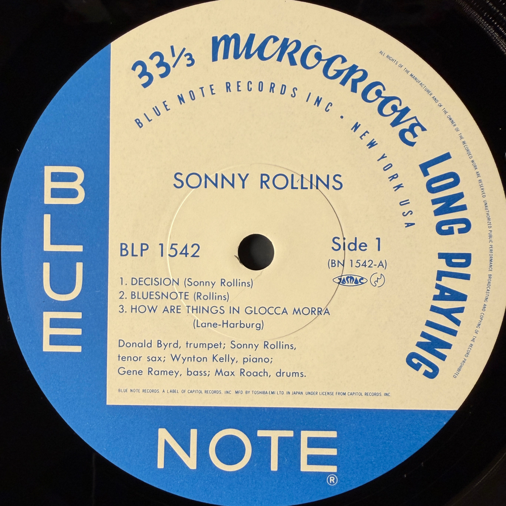 Sonny Rollins ‎– Sonny Rollins (Япония 1984г.) Т
