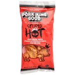Pork King Good, Ароматизированный Chicharrones, Stupid Hot, очень пряный, 49,5 г (1,75 унции)