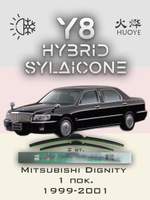 Щетки стеклоочистителя HUOYE Y8 550/525 мм на Mitsubishi Dignity | Hook/J-Hook
