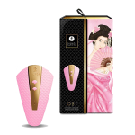 Розовый клиторальный вибростимулятор 11,5см Shunga OBI SH-OBI-102