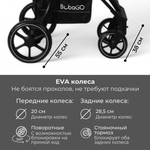 Коляска детская прогулочная BubaGo арт.BG 155-4 MODEL CROSS City цвет Зеленый\Green