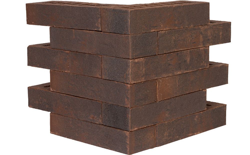 Клинкерный кирпич пустотелый Plinfa Iron 2302, 270x85x50