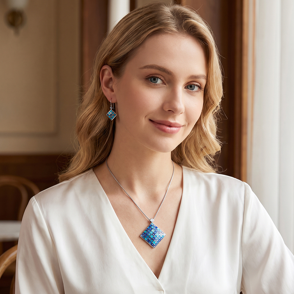 Серьги Fiore Luna AE01256-11 BL