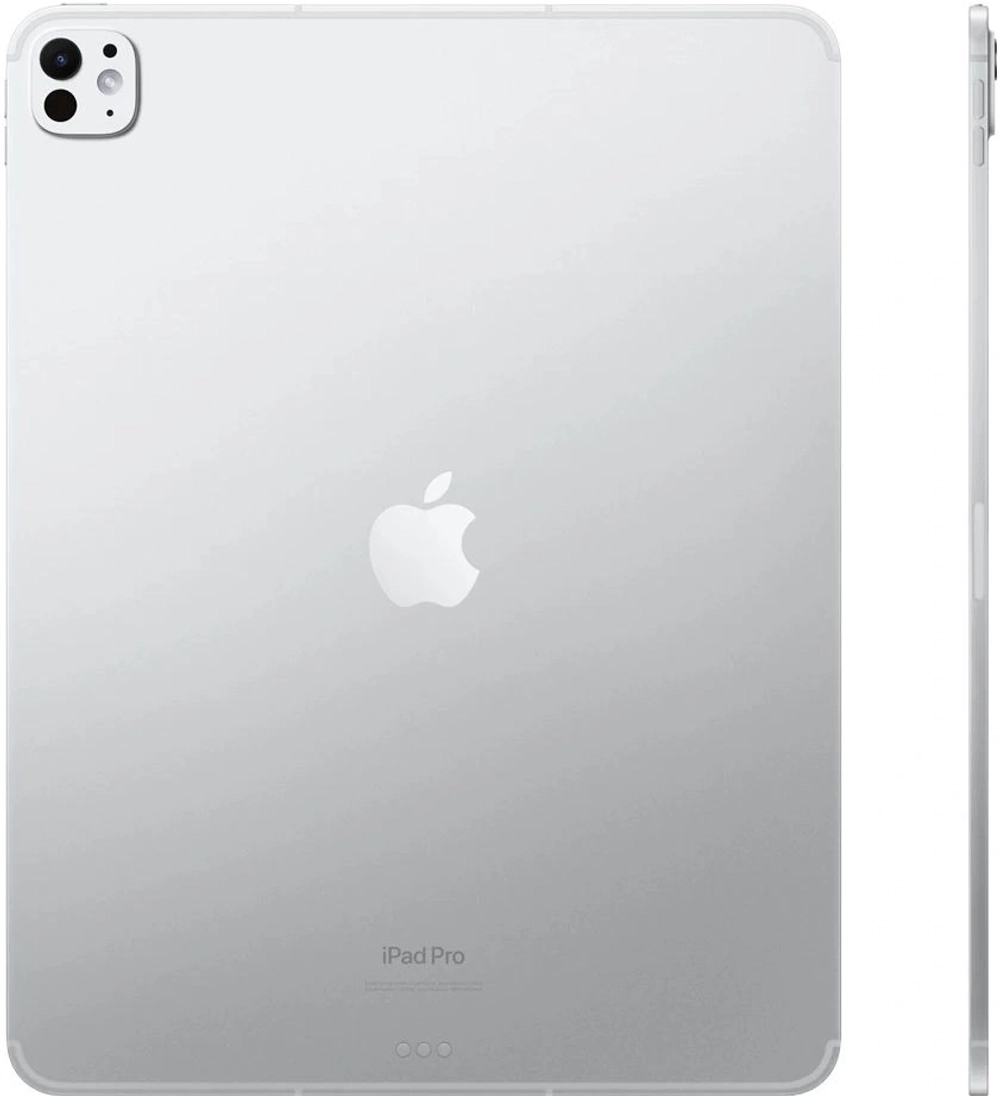 Планшет Apple iPad Pro 2025 A3357 M5 9C RAM12Gb ROM512Gb 11" OLED 2420x1668 iOS серебристый 12Mpix 12Mpix BT WiFi 10hr