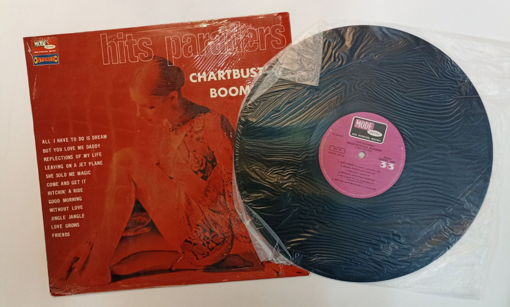 Винтажная виниловая пластинка LP Сборник Chartbusters Boomin Hits Paraders (France 1970)