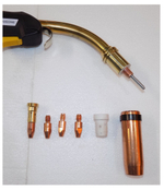 Горелка сварочная с жидкостным охлаждением HUGONG MIG/MAG HG50-500А-5м. / MIG Torch HG50 water cooled-5m (20200010687)