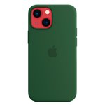 Силиконовый чехол с поддержкой MagSafe Apple Silicone Case для iPhone 13 mini, Clover (Зеленый клевер)