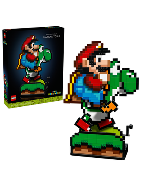 Конструктор Лего Супер Марио Марио и Йоши 71438 | LEGO Super Mario Mario & Yoshi | игровой набор 1215 деталей 6+