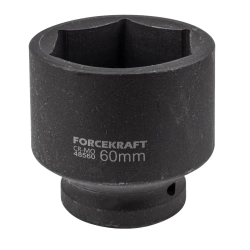 Головка ударная 60мм 1''6гр. FORCEKRAFT FK-48560