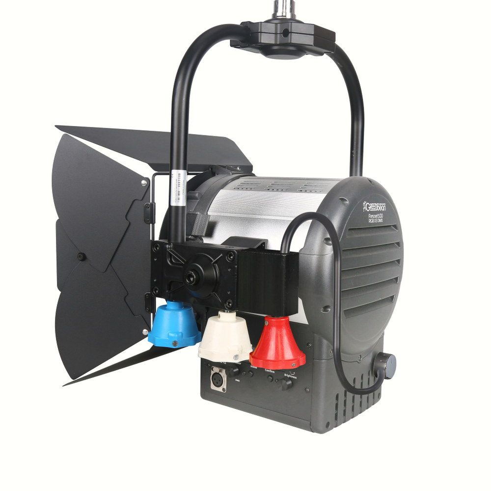 Осветитель студийный GreenBean Fresnel 200 LED X3 DMX pole operated