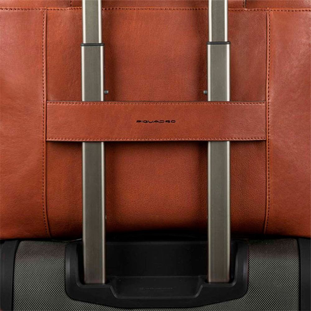 Сумка мужская Piquadro Black Square из светло-коричневой кожи (CA2849B3/CU) 6