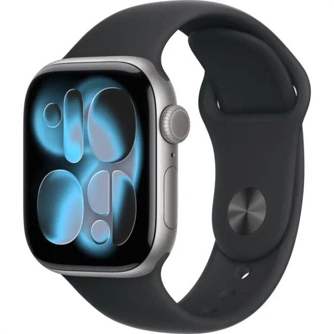 Умные часы Apple Watch Series 11 46mm Space Gray Aluminum Case with Black Sport Band
