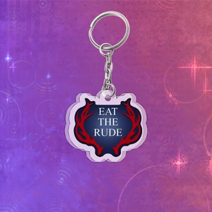 Акриловый брелок «Hannibal: Eat The Rude»