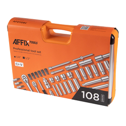 AFFIX (AF01108C) Набор инструментов универсальный, 108 предметов