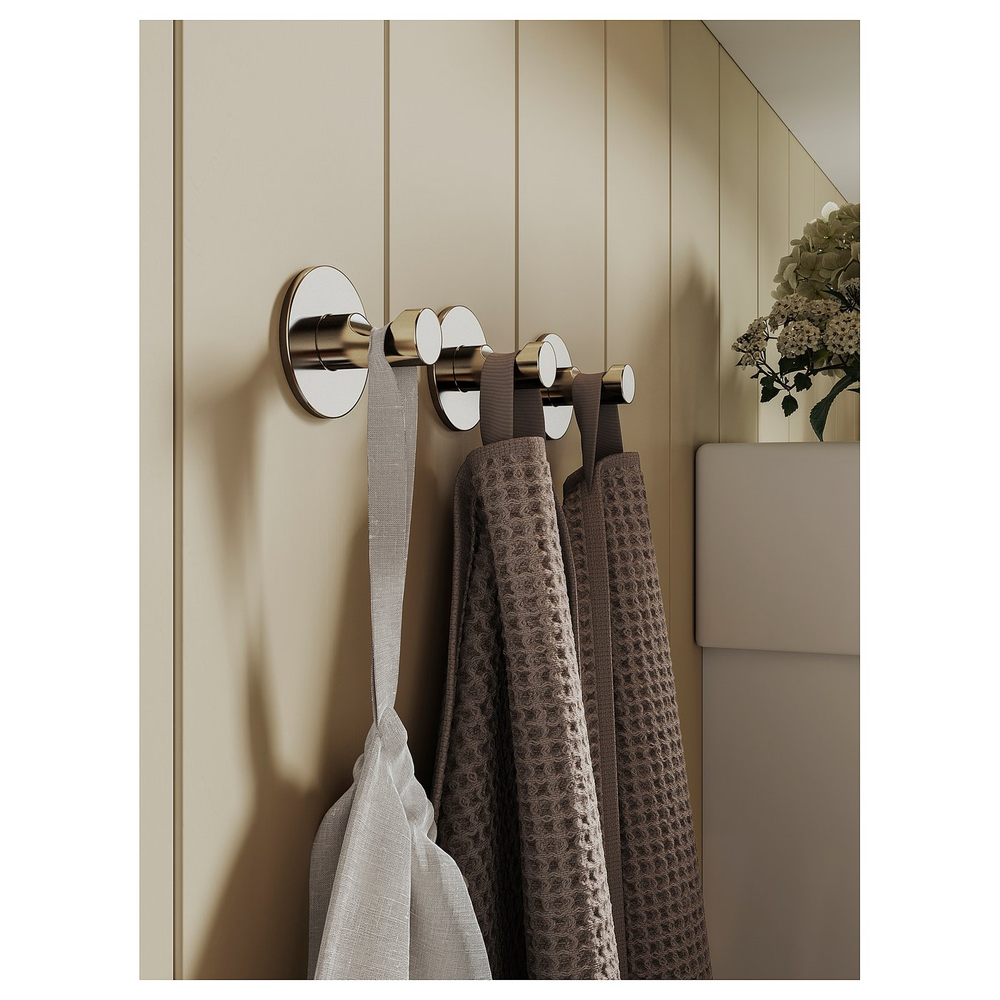 IKEA SKOGHALL  (ИКЕА СКОГХАЛЛ)  -  Самоклеящийся крючок - хром