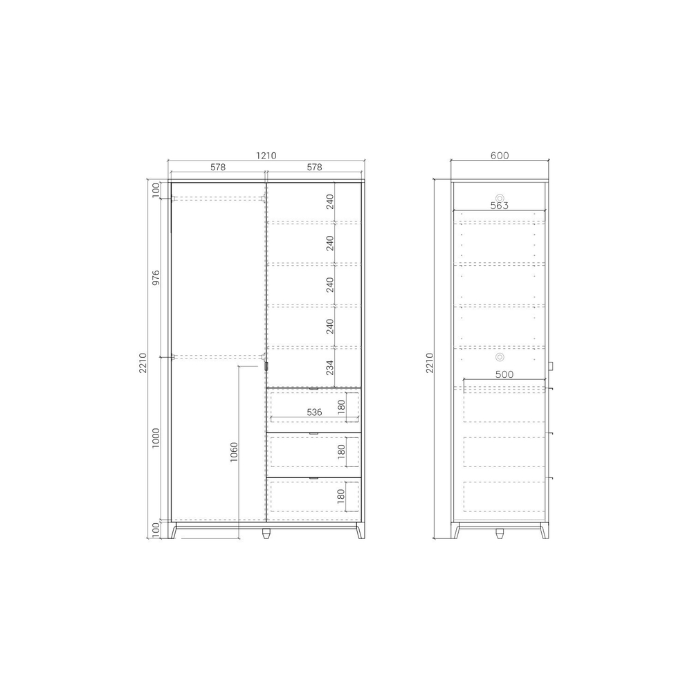 Шкаф Case CS218