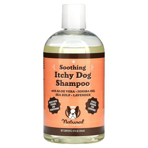 Natural Dog Company, шампунь для собак, успокаивающий зуд, 355 мл (12 унций)