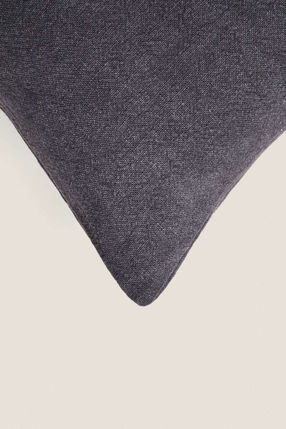 ZARA HOME ЛЬНЯНОЙ ЧЕХОЛ ДЛЯ ДЕКОРАТИВНОЙ ПОДУШКИ, СИНЕВАТЫЙ