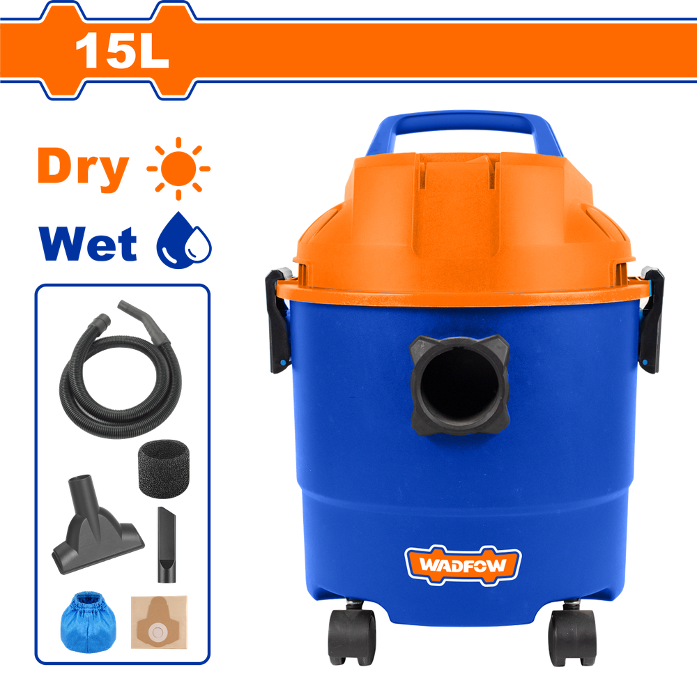 Пылесос промышленный WADFOW WVR1A15 1200 Вт 15 л