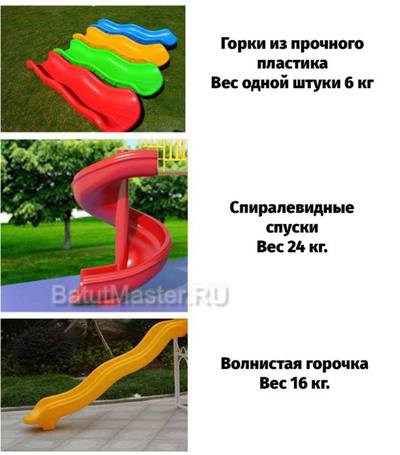 Батутная арена "Восторженный ребенок" с двумя горками 4,5x4x2,2 м