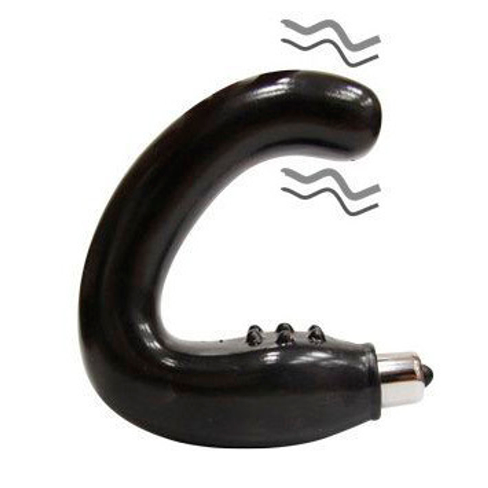 Черный массажер простаты Bior Toys Sex Expert SEM-55001