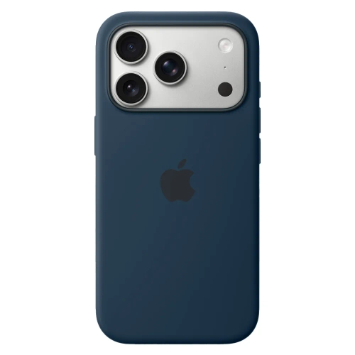 Силиконовый чехол Apple Silicone Case with MagSafe для iPhone 17 Pro, Midnight