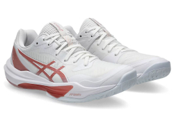 Женские кроссовки для бадминтона/сквоша Asics Sky Elite FF 3 — white/morganite
