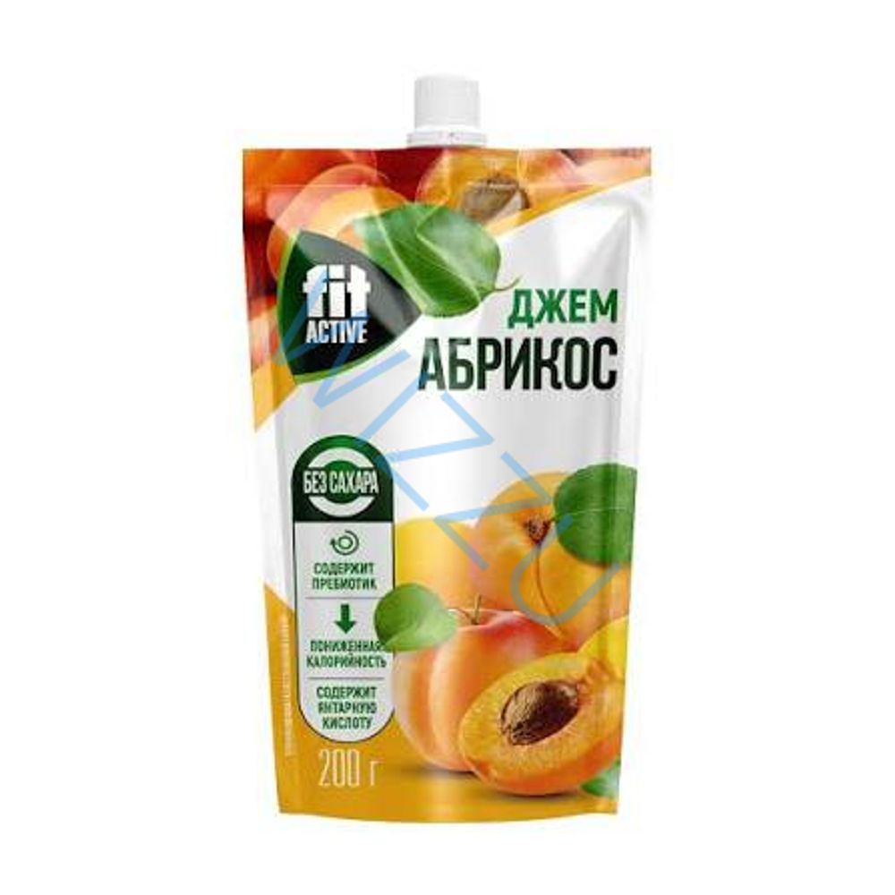 Джем FitActive Абрикос 200гр дой пак