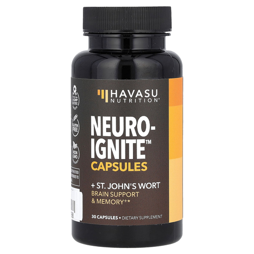 Havasu Nutrition, Neuro-Ignite™ с зверобоем, 30 капсул
