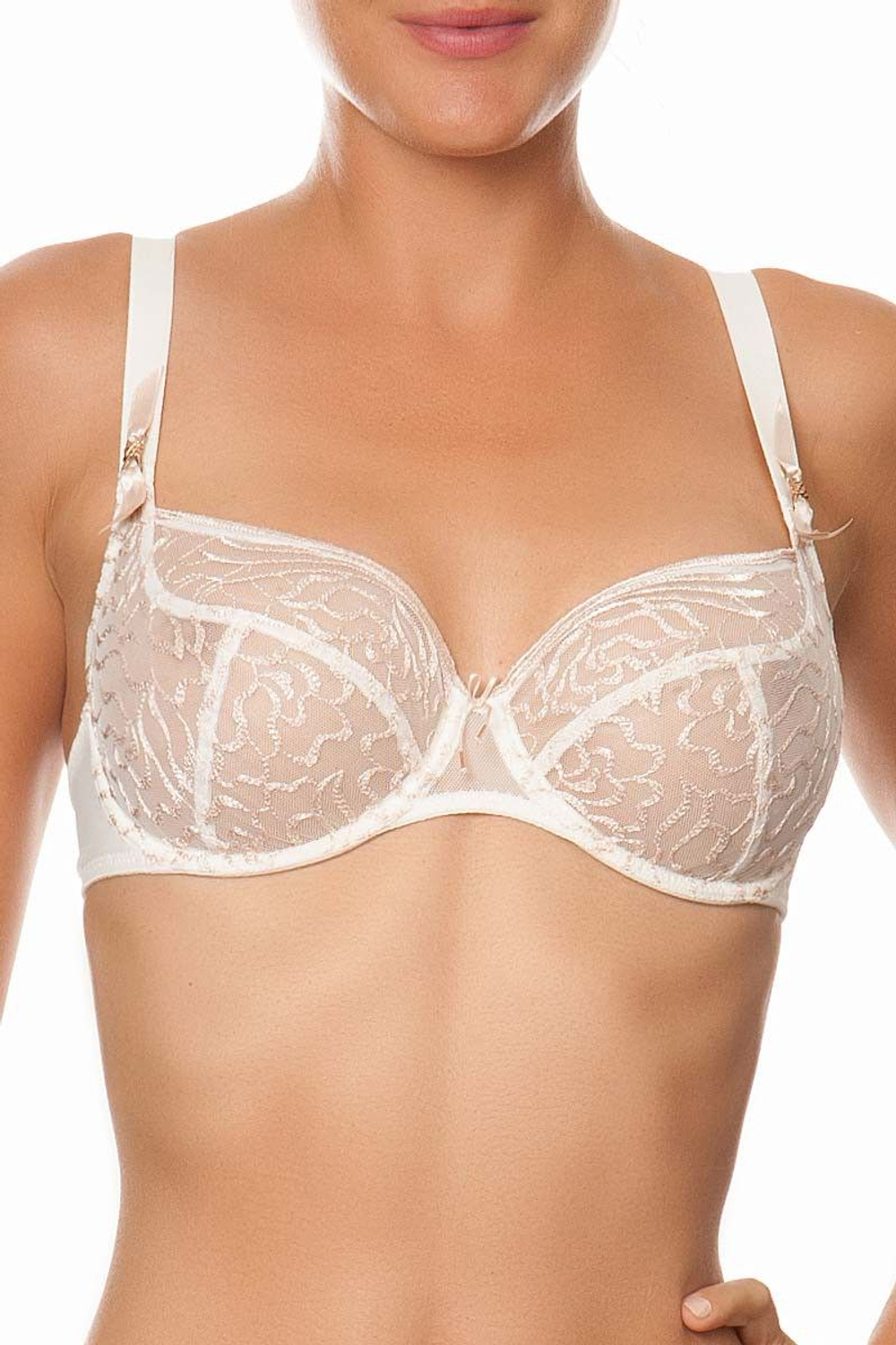 Бюстгальтер-балконет Carolyn (Размер: 95C) (Цвет: темно-серый)