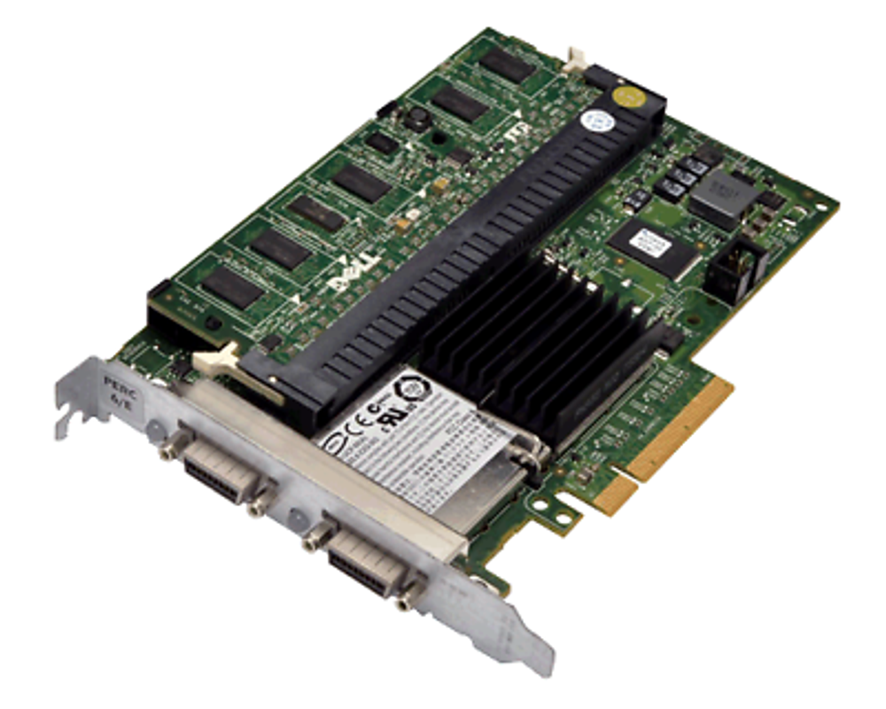 Контроллер Dell PERC 6/E SAS RAID SCSI RAID0/1/5/10/50/6/60 0KR174