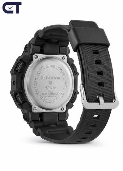 CASIO GA-010-1ADR G-SHOCK мужские наручные часы — ударопрочная аналогово-цифровая модель с 10-летней батареей