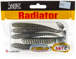 Мягкая съедобная приманка LJ Pro Series Radiator 4.0 in (100 мм), цвет Z11, 5 шт, арт. 140210-Z11