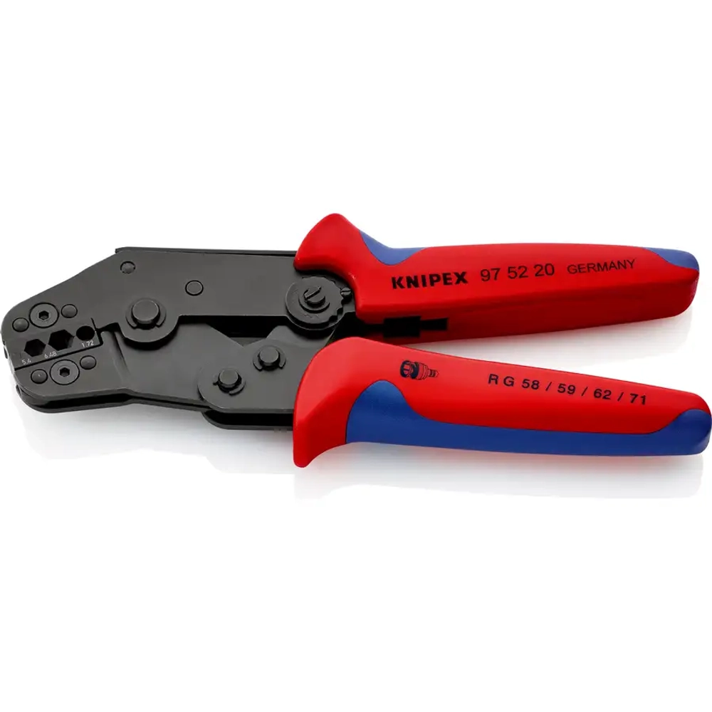 Клещи зажимные для опрессовки чернёные 195 мм Knipex 97 52 20