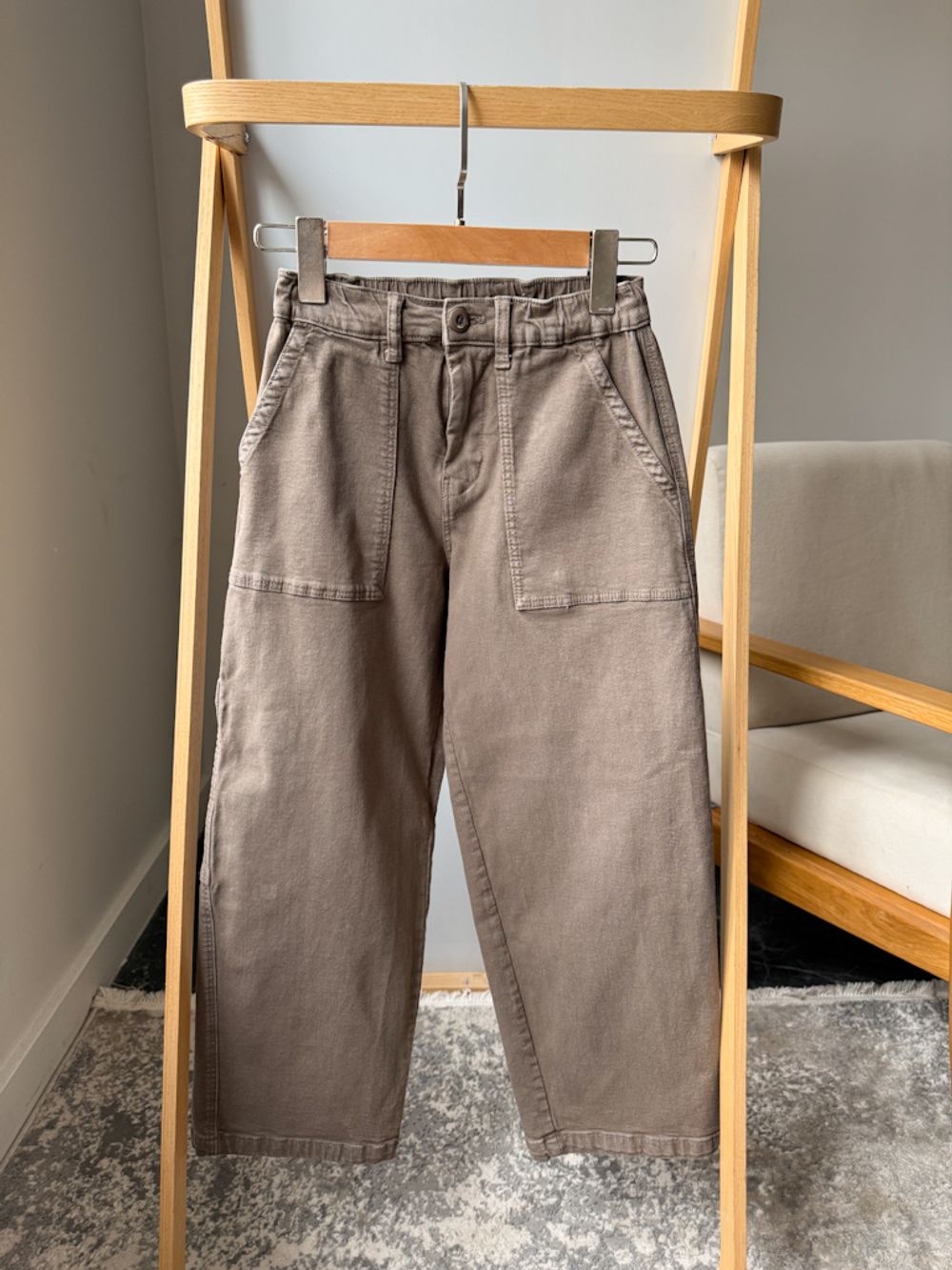 Брюки из денима Zara, 134